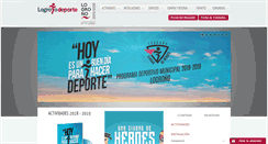 Desktop Screenshot of logronodeporte.es